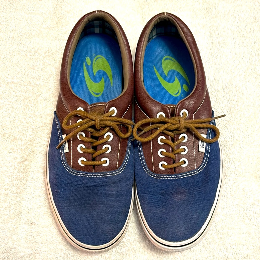 Vans - blue/brown lace ups